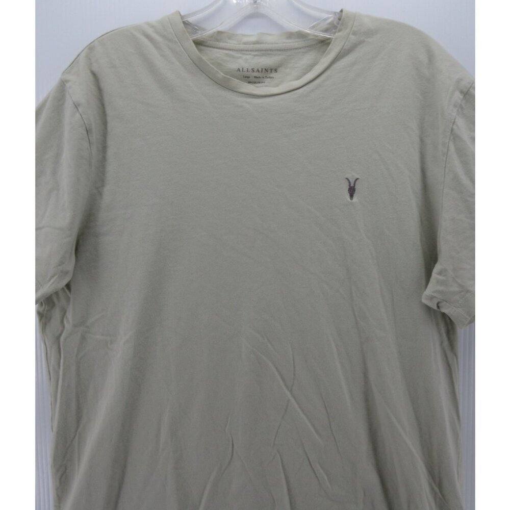 All Saints Shirt Large Pullover Classic Regular Fit Crewneck Logo - Picture 2 of 12